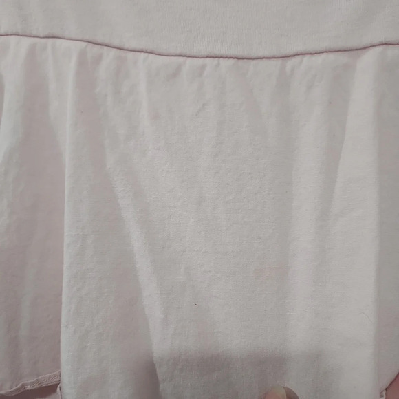 Lane Bryant Light Pink Cold-Shoulder with Ruffle Blouse in Size 18/20 - Picture 5 of 6